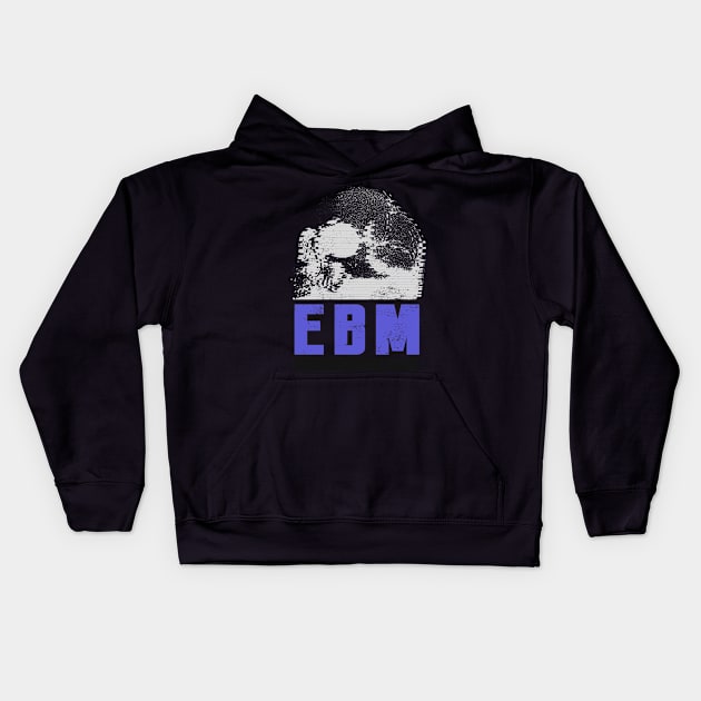 EBM error skull Kids Hoodie by soillodge